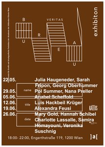 Seit 2019 transportiert ein gestrandeter Container im Außenbereich der Engerthstraße 119 wöchentlich wechselnde Projekte der Studierenden des Fachbereichs Grafik und druckgrafische Techniken.