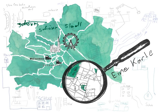 Im Rahmen der Ausstellung „Wien von oben - Die Stadt auf einen Blick“ werden Studienarbeiten aus dem Seminar Mappings des Institutes für Kunst und Architektur, Akademie der bildenden Künste Wien gezeigt.
 
 Auf Basis einer Kooperation mit dem Wien Museum.