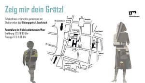 Diese Ausstellung zeigt Schüler_innenpersektiven auf das Bildungsgrätzl Josefstadt.
 
 Finissage: 17.3. 11.00–13.00