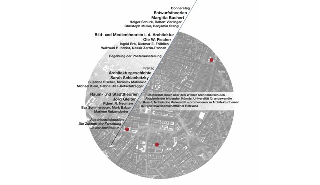 Eine Kooperation zwischen der Akademie der bildenden Künste Wien, der Technische Universität und Universität für angewandte Kunst.