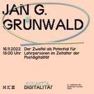 Der Zweifel als Potential für Lehrpersonen im Zeitalter der Postdigitalität