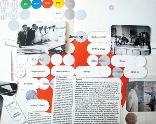 Weblaunch mit der Architektin Gabu Heindl und dem Forschungsteam des WWTF Forschungsprojektes: Model House - Mapping Transcultural Modernisms
 
 Teilnehmer_innen: Fahim Amir, Eva Egermann, Moira Hille, Christian Kravagna, Johannes Köck, Jakob Krameritsch, Christina Linortner, Peter Spillmann, Michael Vögeli und Marion von Osten
 
 Discussantin: Gabu Heindl, Architektin und Stadtforscherin