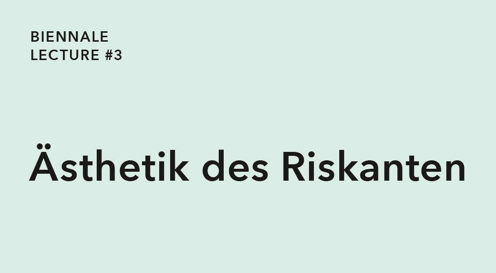 Biennale Lecture #3 mit Esther Hutfless und Elisabeth Schäfer, die amerikanische Kunsthistorikerin Amelia Jones, sowie Inna Shevchenko – FEMEN, der in der Ukraine gegründeten feministischen Protestbewegung.
 
 Kuratiert von Felicitas Thun-Hohenstein und Andreas Spiegl.